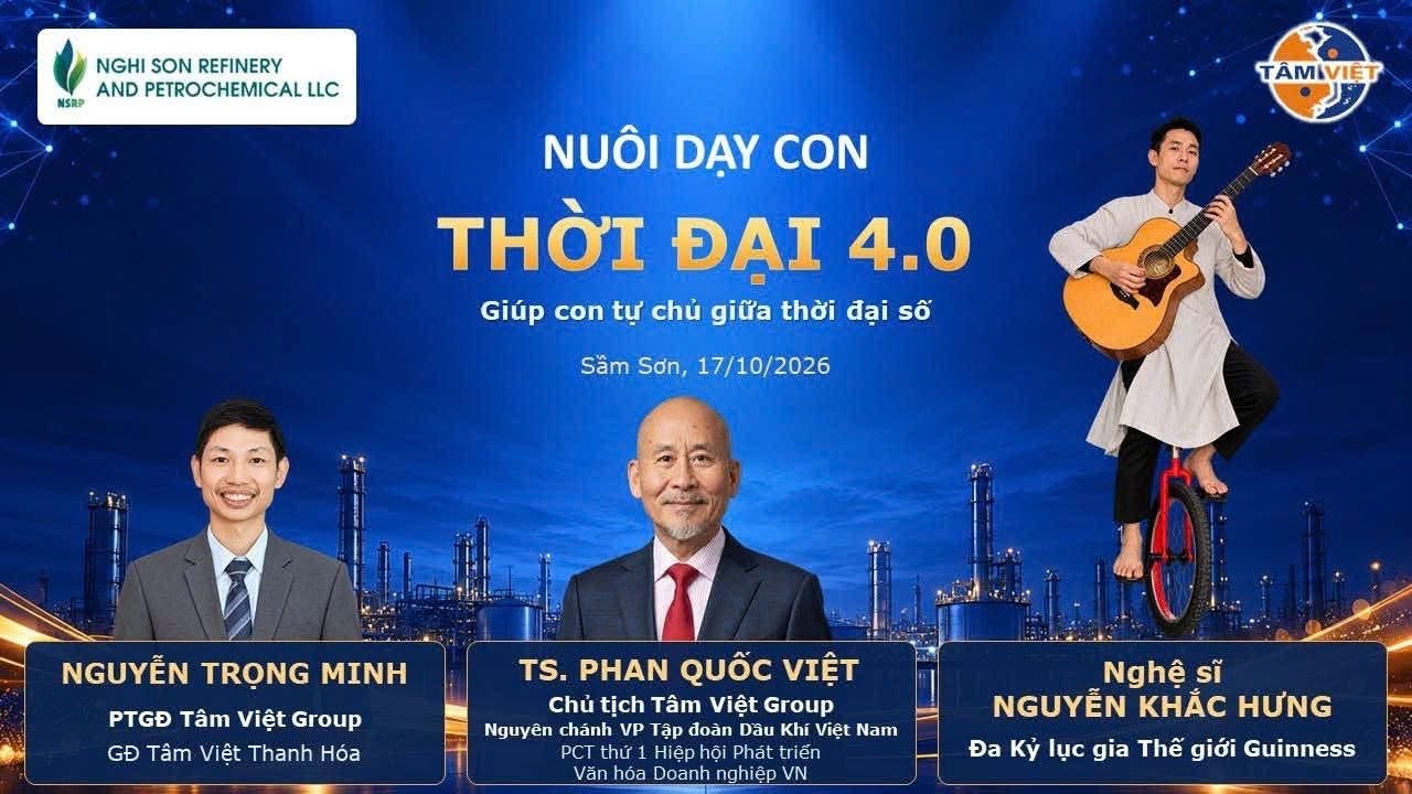 Nu&ocirc;i dạy con thời đại 4.0 - C&ocirc;ng ty Lọc h&oacute;a dầu Nghi Sơn