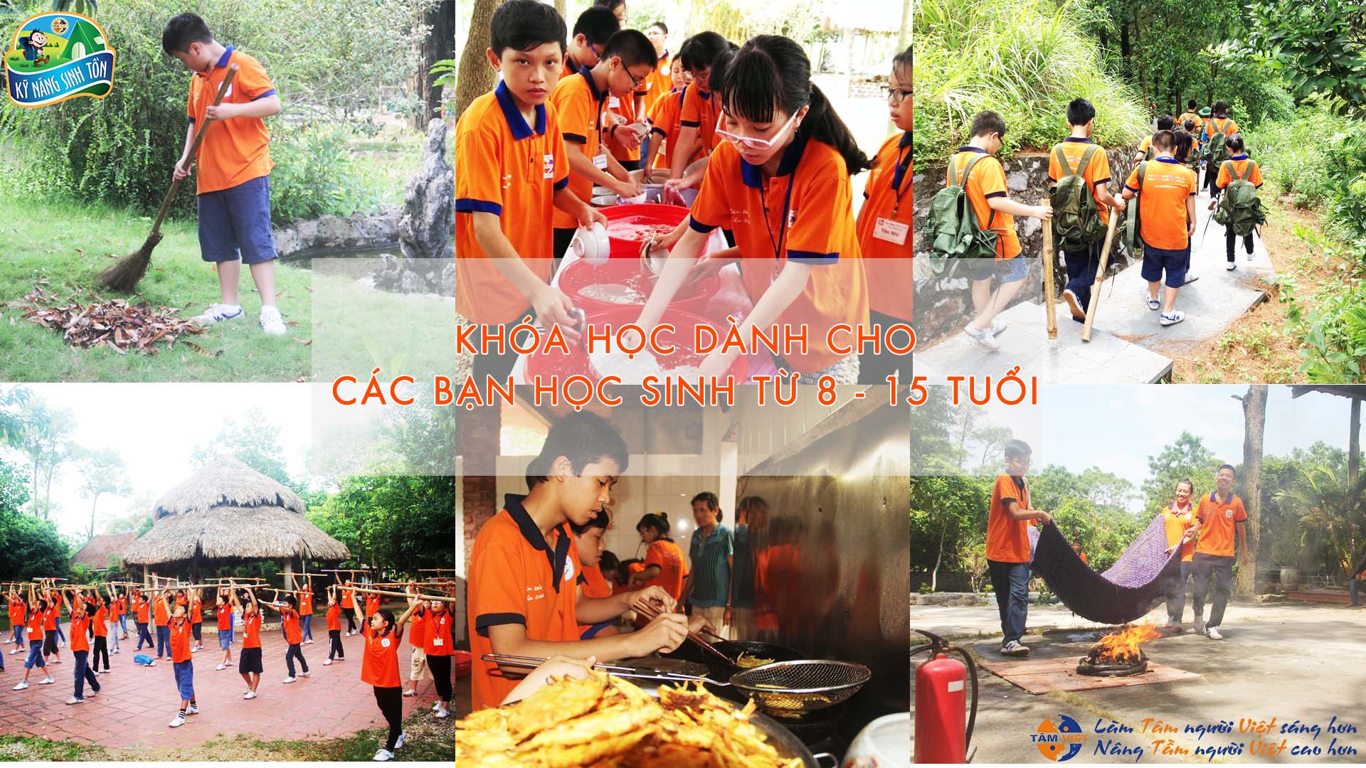 Kỹ năng sống dành cho học sinh Tâm Việt hè 2018
