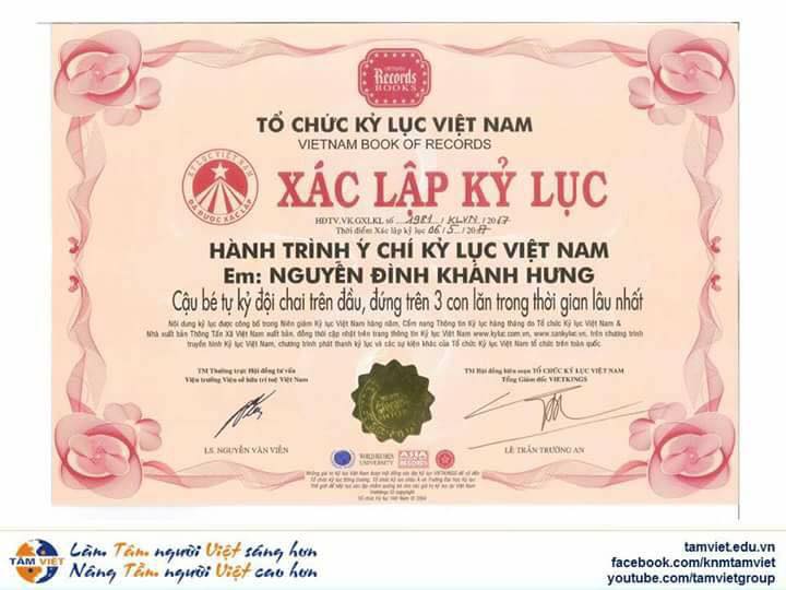 Tâm Việt đạt 4 giải Kỷ lục quốc gia