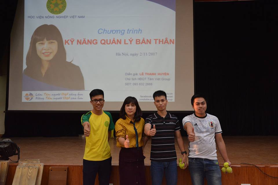Kỹ năng quản lý bản thân tại Học Viện Nông Nghiệp Việt Nam