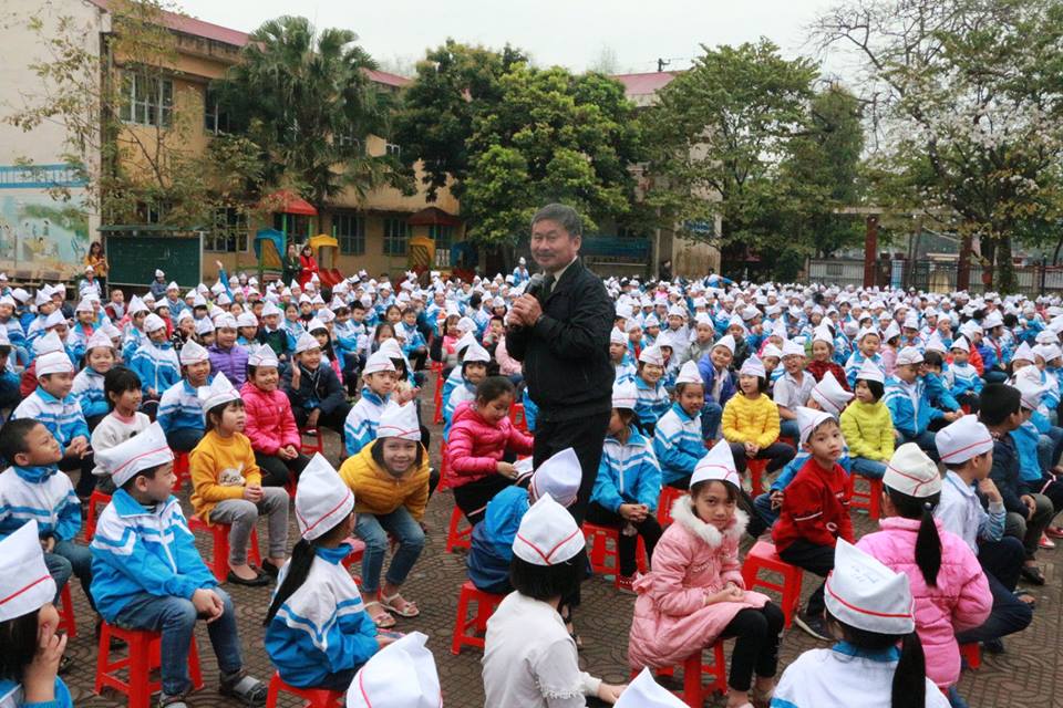 Giao lưu Kỹ Năng Sống cho học sinh Trường tiểu học Hà Nội - Điện Biên Phủ