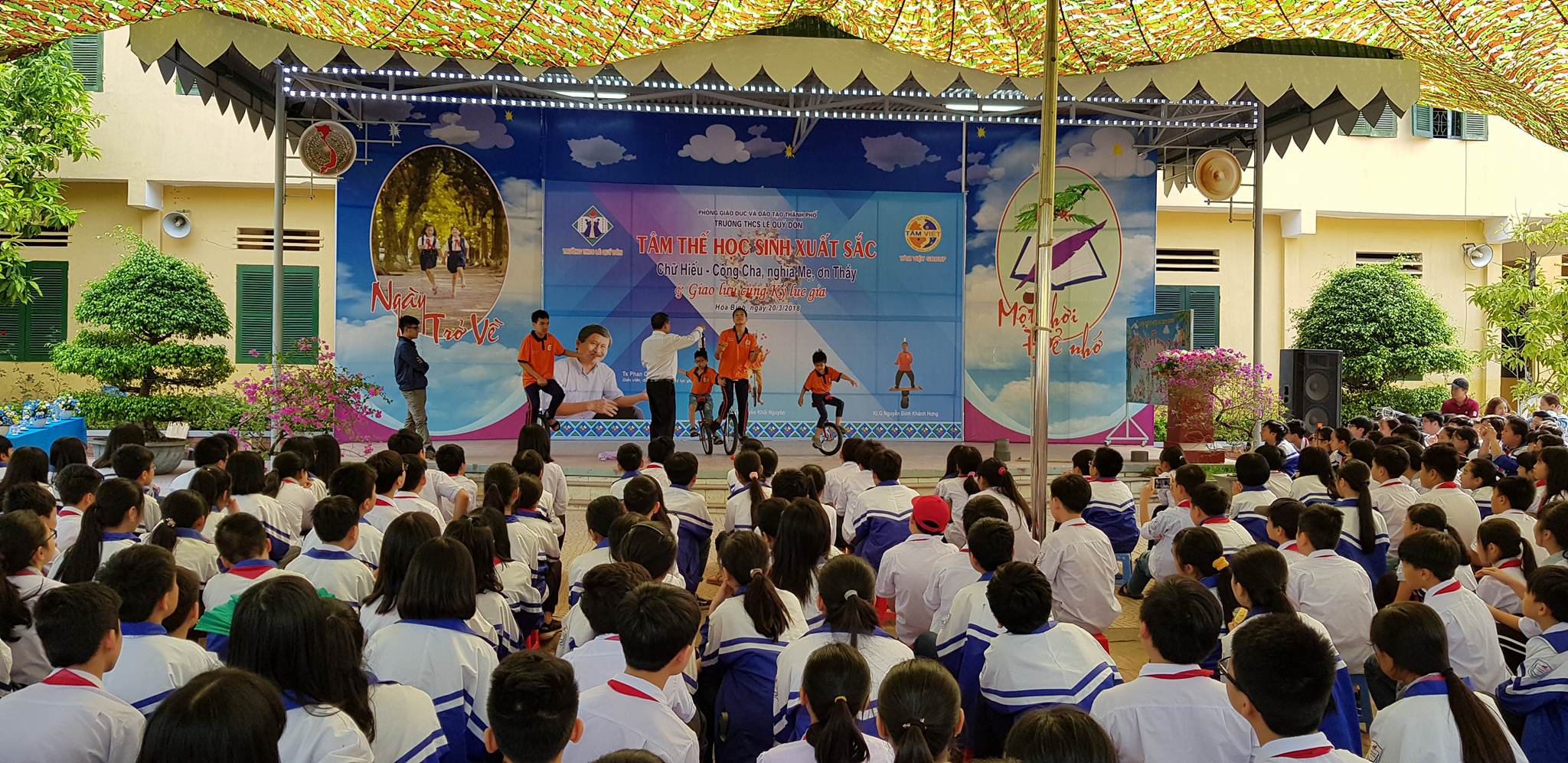 Tâm thế học sinh xuất sắc THCS Lê Qúy Đôn, Hòa Bình