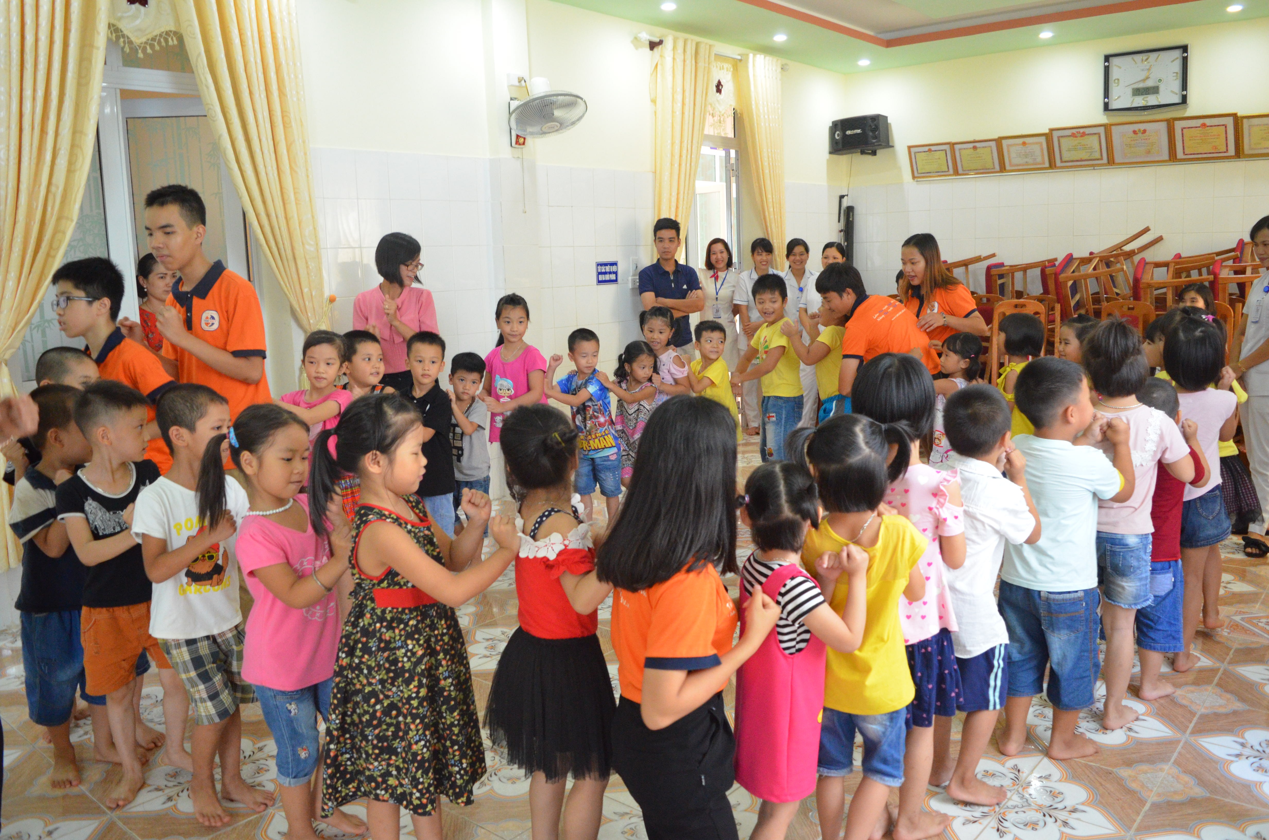 Kỹ năng sống dành cho học sinh mầm non - TTYT Huyện Thanh Thủy