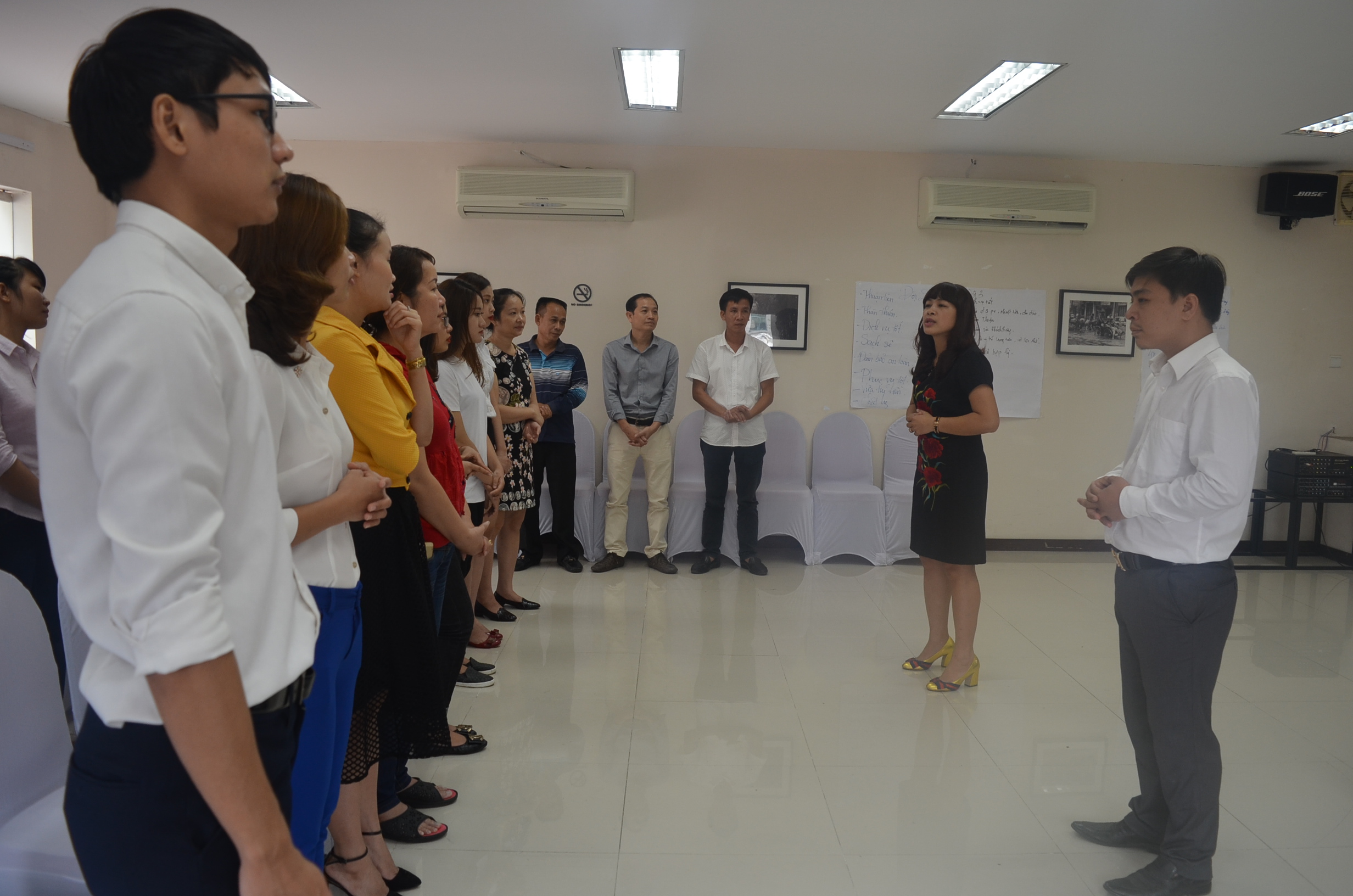 Tâm Việt đào tạo kỹ năng Dịch vụ khách hàng và làm việc đồng đội khóa thứ hai cho khách sạn Hồng Hà