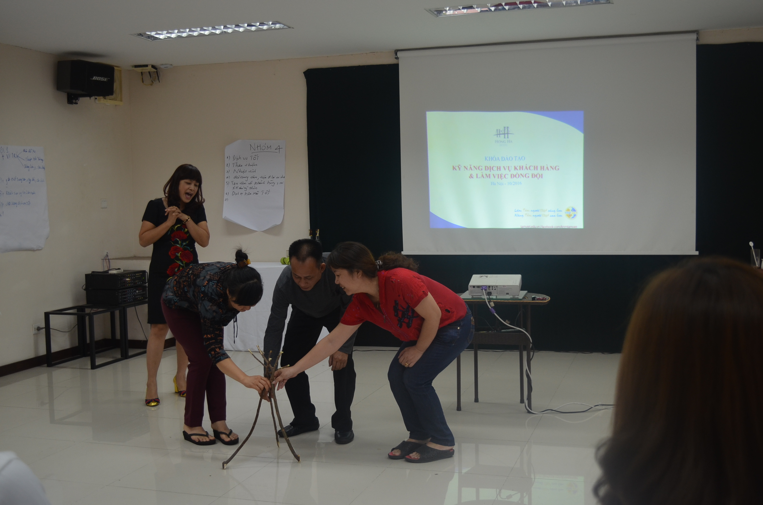 Tâm Việt đào tạo kỹ năng Dịch vụ khách hàng và làm việc đồng đội khóa thứ hai cho khách sạn Hồng Hà