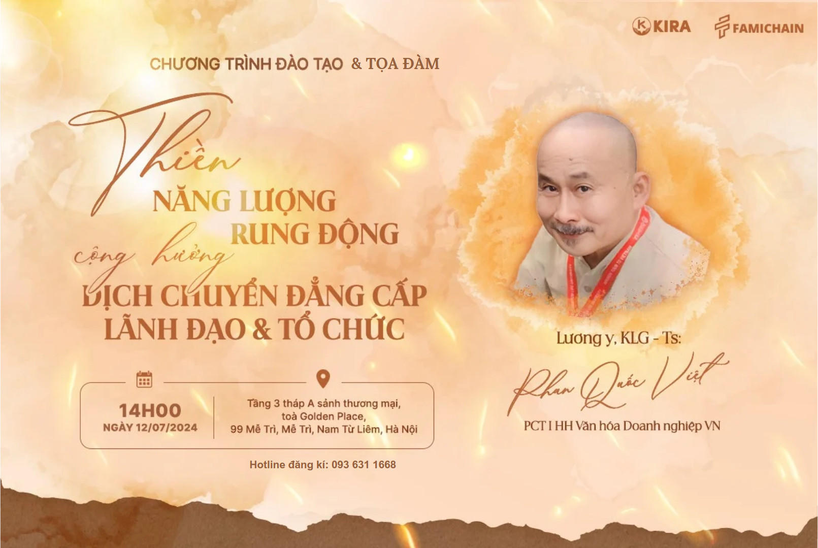 Đào tạo - Tọa đàm: THIỀN NĂNG LƯỢNG RUNG ĐỘNG CỘNG HƯỞNG (VREM)