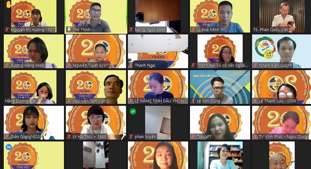 THƯ CẢM ƠN CÁC QUÝ VỊ ĐẠI BIỂU, CÁC ANH CHỊ EM ĐÃ THAM DỰ SINH NHẬT TÂM VIỆT TRÒN 20 TUỔI